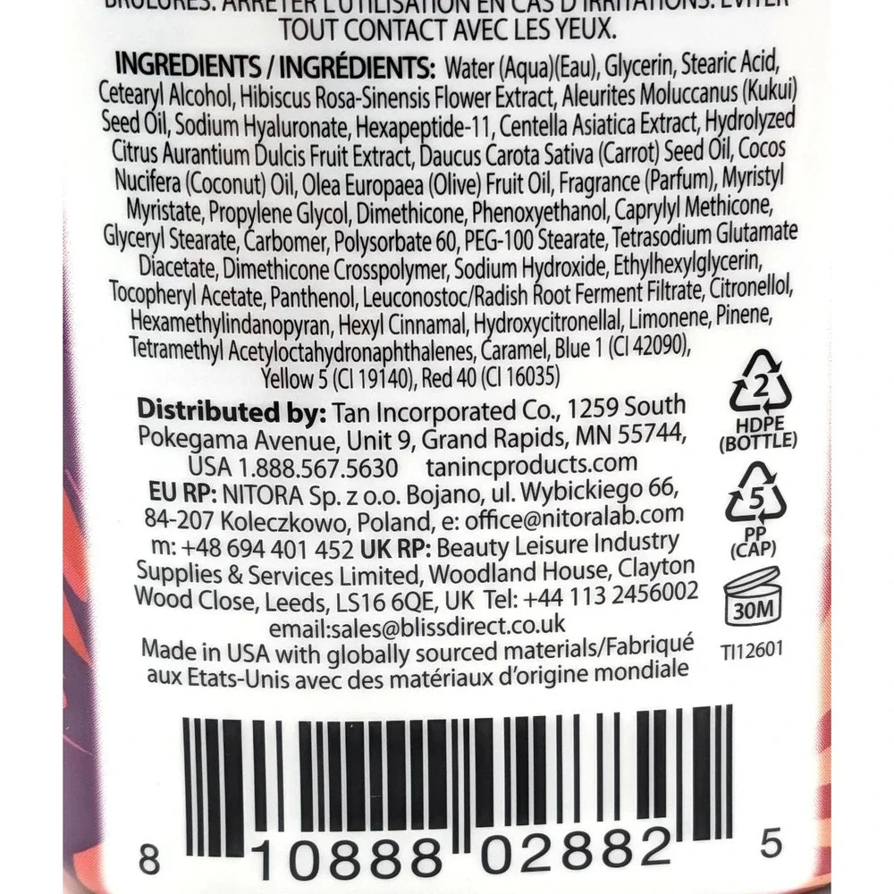 Aloha Hawaii Waikiki 400X Dark Bronzing Lotion Tattoo Enhancing 10oz Step 2